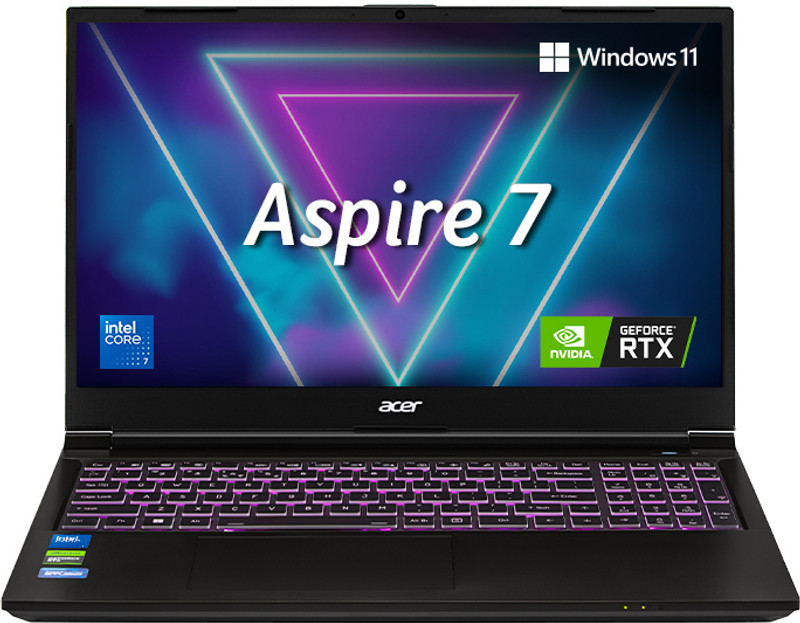 Acer Aspire 7 (i7 14th Gen) Intel Core 7 240H - (16 GB/512 GB SSD/Windows 11 Home/6 GB Graphics/NVIDIA GeForce RTX 4050) A715-79G Gaming Laptop 15.6 I