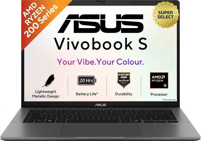 ASUS Vivobook S14 (2026) with Metallic Design, Gaming Grade CPU A...more — image 1 of 34