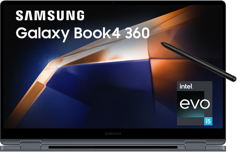 Samsung Galaxy Book4 360 Evo (i5 14th Gen) Intel Core 5 120U - (16 GB/512 GB SSD/Windows 11 Home) NP750QGK-KG1IN / NP750QGK-LG1IN 2 in 1 Laptop 15.6 I