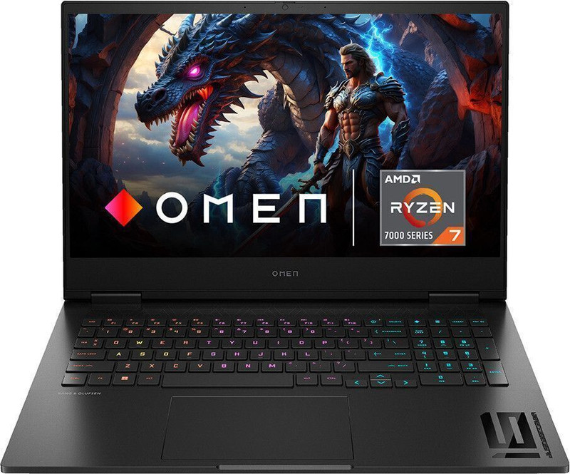 HP OMEN 16 AMD Ryzen 7 Octa Core 7840HS - (16 GB/512 GB SSD/Windows 11 Home/8 GB Graphics/NVIDIA GeForce RTX 4060) 16-xf0059AX Gaming Laptop 16.1 Inch
