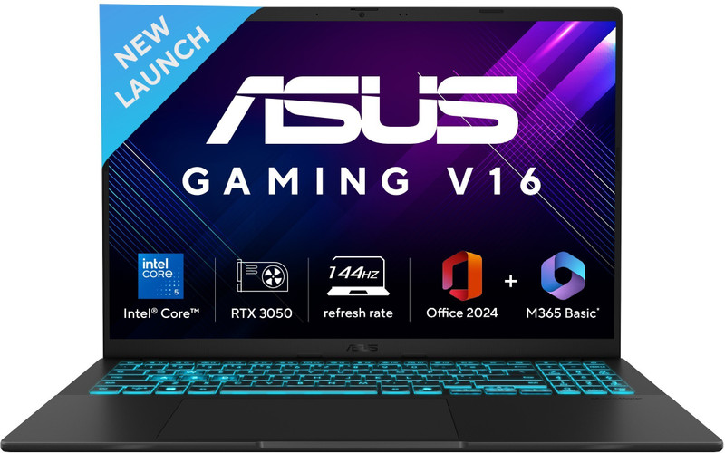 Asus V16 2025 Creator Office 2024 + M365 Basic*,Ai Pc I5 14th Gen Intel Core 5 210h - 16 Gb/512 Gb Ssd/Windows 11 Home/6 Gb Graphics/Intel Graphics Nv