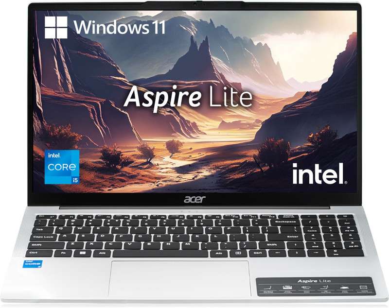 Acer Aspire Intel Core i5 13th Gen 13420H - (16 GB/512 GB SSD/Windows 11 Home) UN.347SI.005 Thin and Light Laptop (1 inch, Pure Silver, 1 kg, With MS 