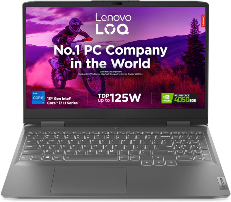 Lenovo LOQ Intel Core i7 13th Gen 13620H - (16 GB/512 GB SSD/Windows 11 Home/6 GB Graphics/NVIDIA GeForce RTX 4050) 15IRH8 Gaming Laptop 15.6 Inch, St