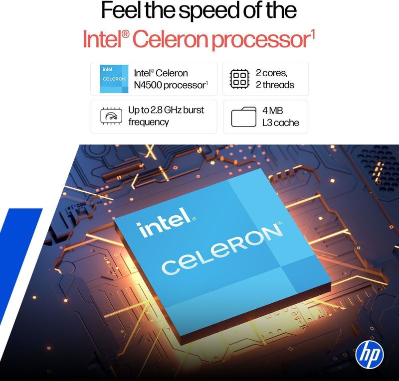 HP Intel Celeron N4500 8GB/512GB SSD Windows 11 - Image 3