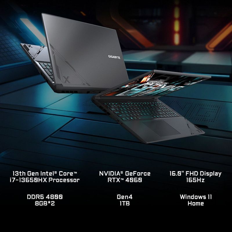 GIGABYTE G6X 9KG-43IN854SH i7 13650HX RTX 4060 16GB 1TB 16 - Image 3