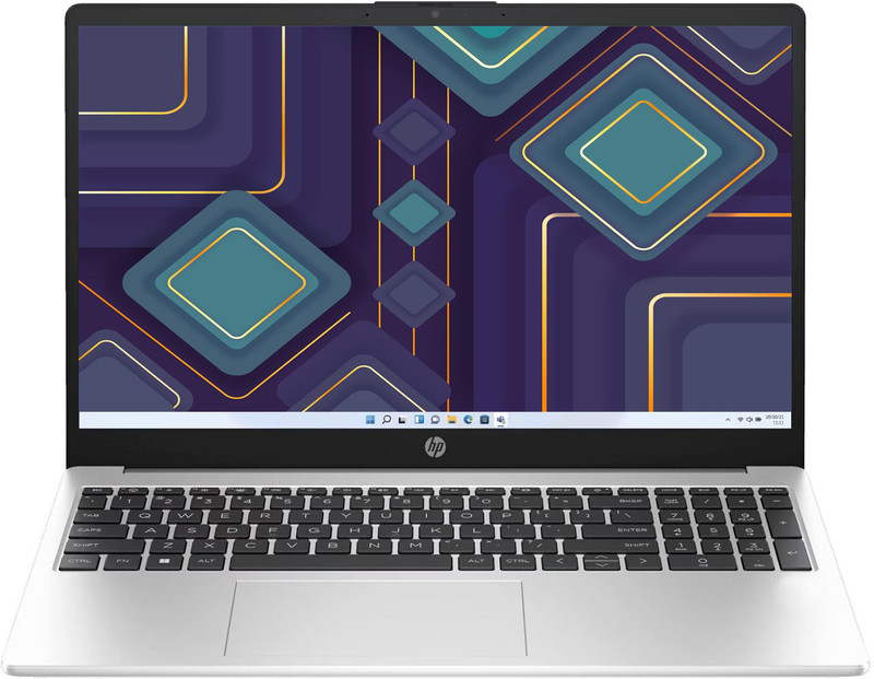 HP 15 G10 (2025) AMD Ryzen 5 Quad Core 7520U - (8 GB/512 GB SSD/Windows 11 Home) 15 G10 Thin and Light Laptop (15.6 Inch, Silver, 1.5 kg, With MS Offi