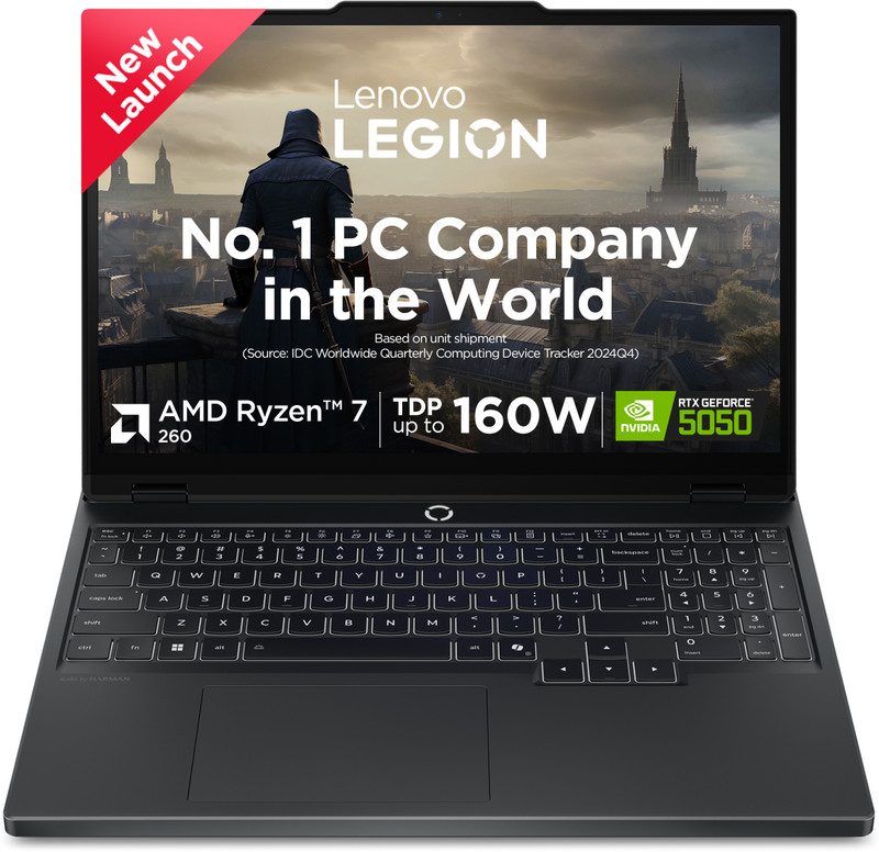 Lenovo Legion 5 2025 AMD Ryzen 7 Octa Core 260 - (16 GB/1 TB SSD/Windows 11 Home/8 GB Graphics/NVIDIA GeForce RTX 5050/165 Hz) Legion 5 15AHP10 Gaming