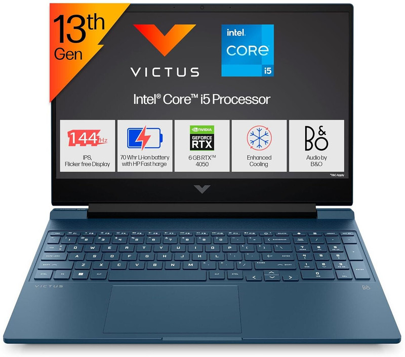 hp intel core i5 13th gen 13420h 16 gb 1 tb ssd windows 11 home 6 gb graphics nvidia geforce rtx 4050 15 fa1317tx gaming laptop