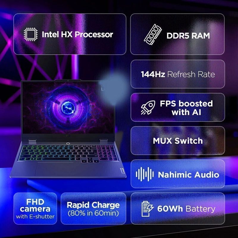 Lenovo LOQ Intel Core i7 13th Gen 13650HX 16GB 512GB SSD - Image 3