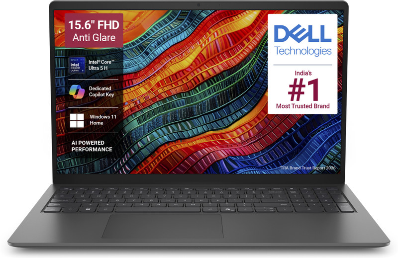 DELL 15 (Previously Inspiron) AI Powered Intel Core Ultra 5 225H - (8 GB/512 GB SSD/Windows 11 Home) 3530 / 15 DC 15260 Thin and Light Laptop 15.6 inc