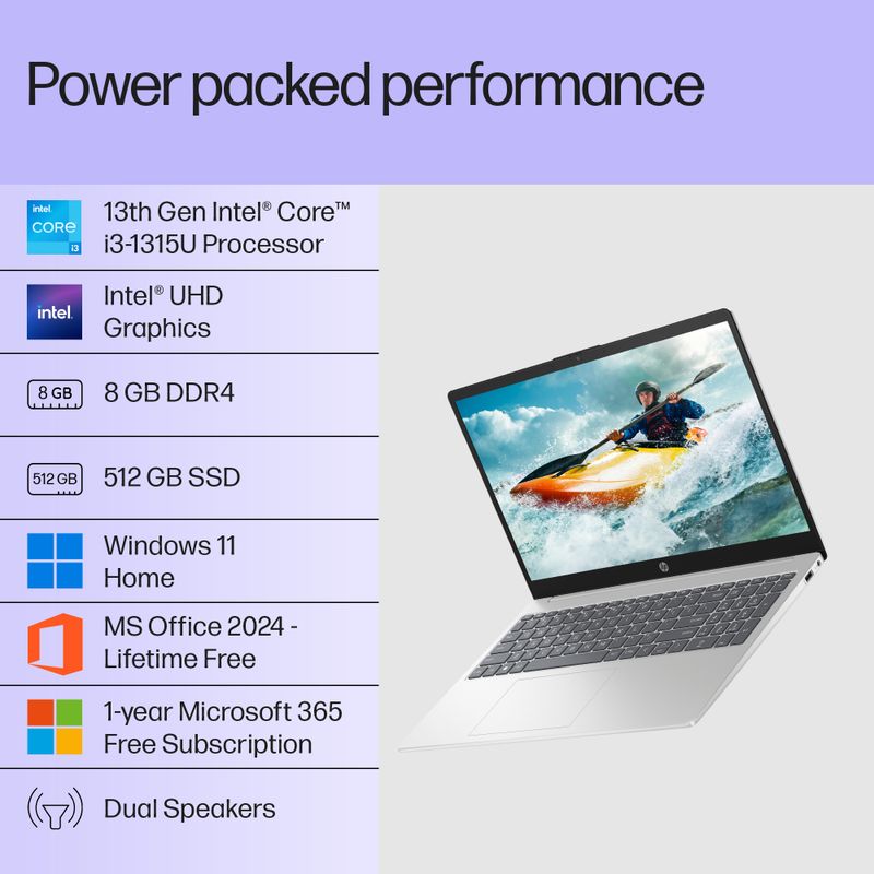 HP Intel Core i3 13th Gen 1315U 8GB 512GB SSD - Image 4
