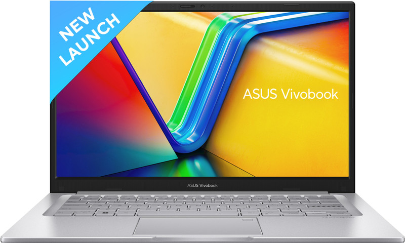 ASUS Vivobook 14(i5 14th Gen) Intel Core 5 120U - (8 GB/512 GB SSD/Windows 11 Home) X1404VAP-EB1521WS Thin and Light Laptop 14 inch, Cool Silver, 1.4 