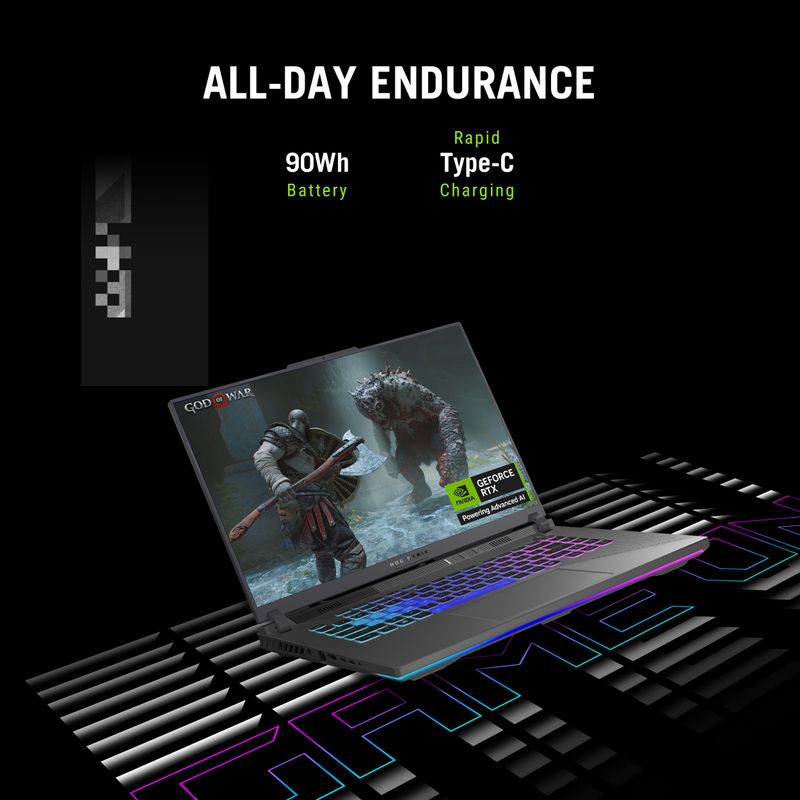 ASUS ROG Strix G16 (2026) AMD Ryzen 9 16 Core 8940HX - 16GB/1TB - Image 5