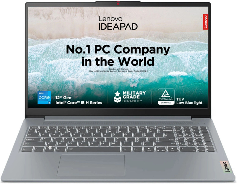 Lenovo Ideapad Slim 3 Intel Core I5 12th Gen 12450h - 8 Gb/512 Gb Ssd/Windows 11 Home 15iah8 Thin And Light Laptop