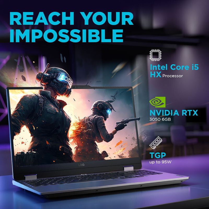 Lenovo LOQ 15IAX9 Gaming Laptop - Image 6