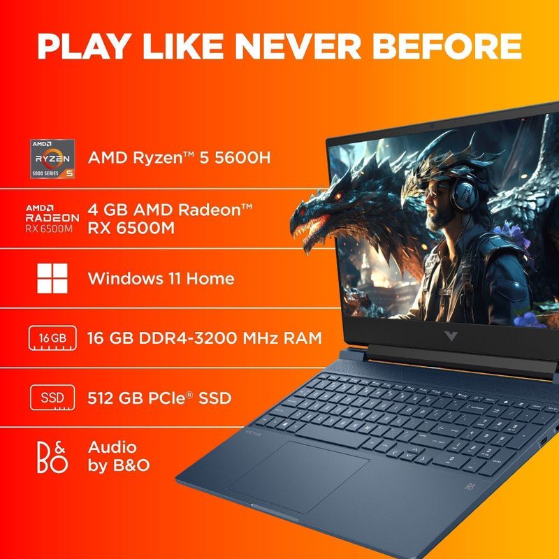 HP Victus 15-fb0147AX AMD Ryzen 5 5600H Gaming Laptop - Image 4