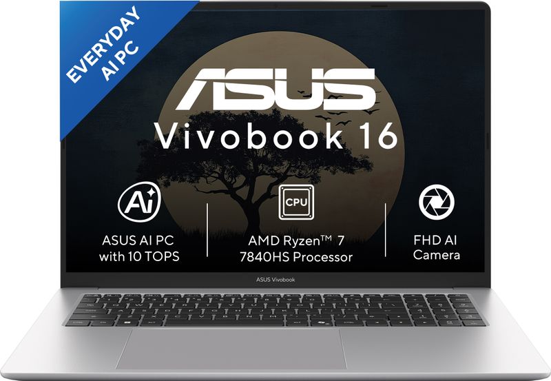 ASUS Vivobook 16 (2026) AMD Ryzen 7 7840HS - 8GB/512GB SSD - Image 2