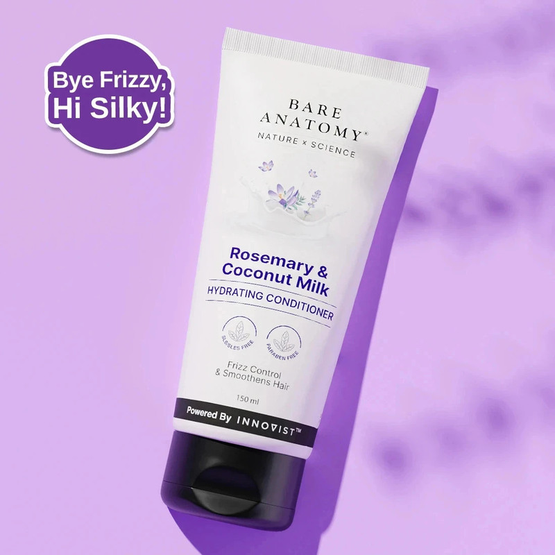 BARE ANATOMY Rosemary Hair Conditioner for Silky & Hydrating Hair | Conditions & Nourishes (150 ml)
