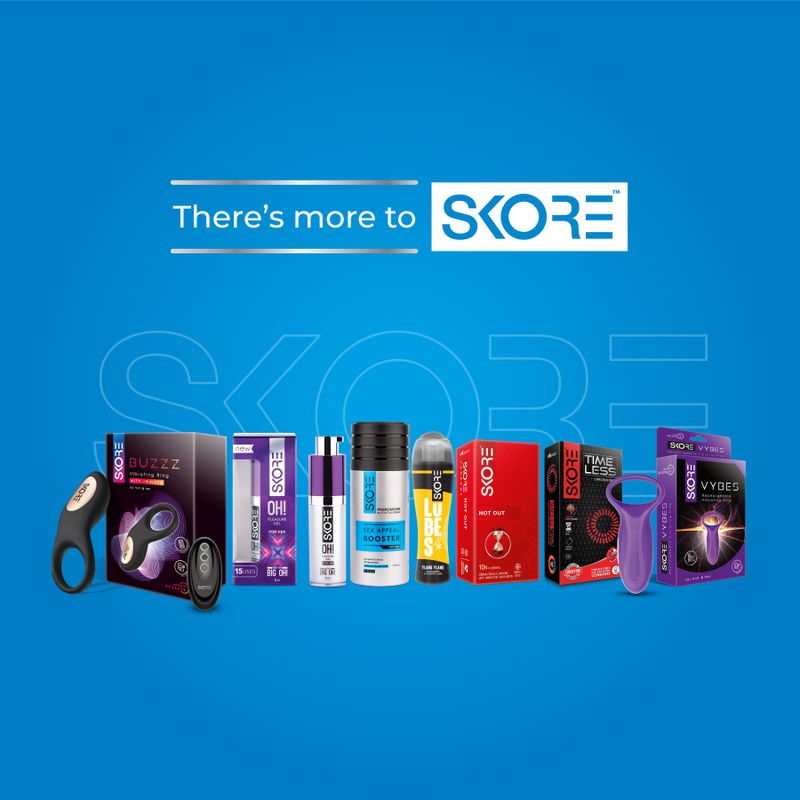 SKORE Blues Extra Lubrication Vanilla Condoms (10 Pack) - Image 4