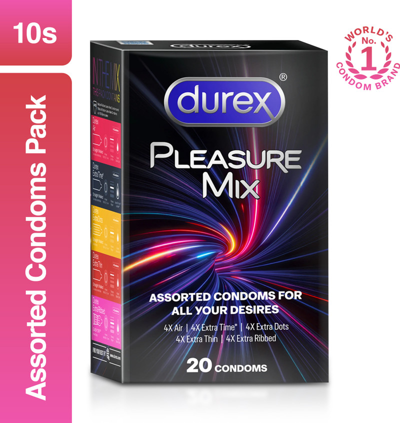 DUREX Pleasure Mix Condom (20 Sheets)