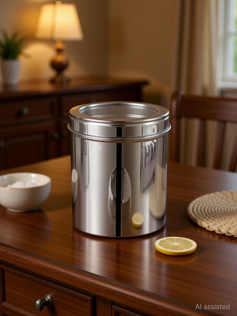 STEEPLE Steel Utility Container 1000 ml (Pack of 12, Silver) - Image 4