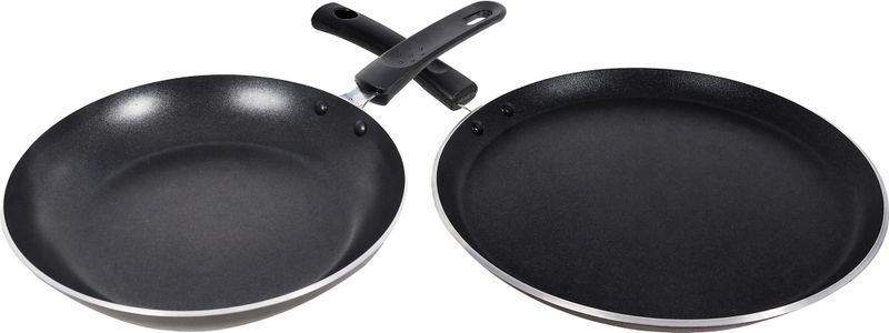 HM EVOTEK Multipurpose Fry Pan with Lid Dosa Tawa Combo - Image 2