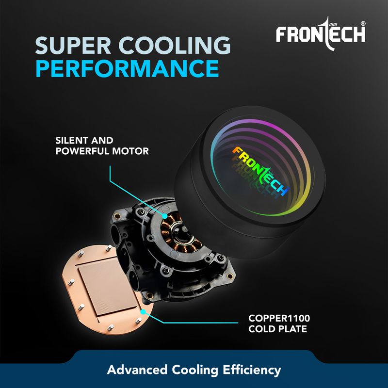 Frontech 360mm AIO Liquid Cooler ARGB - Image 5