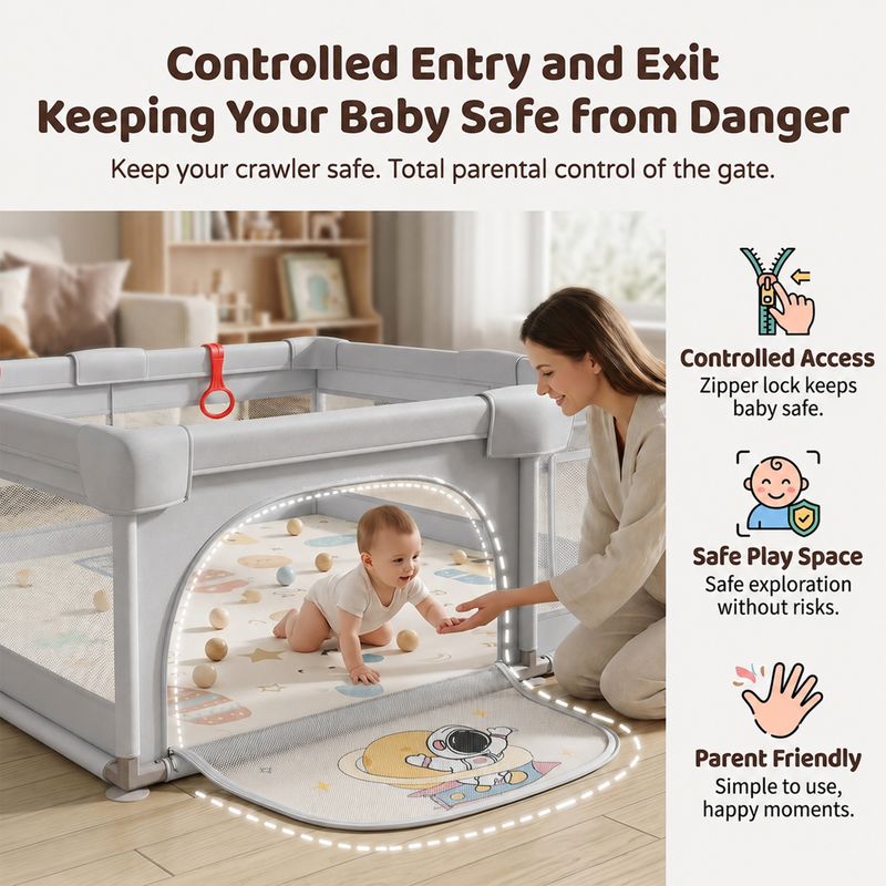 StarAndDaisy 150x180cm Baby Playpen - Image 4