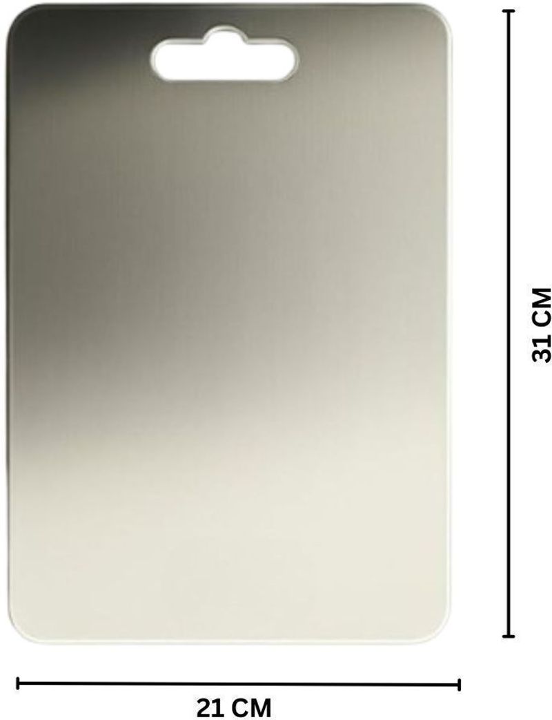 STROGAL Stainless Steel Cutting Board 31x21 cm - Image 5