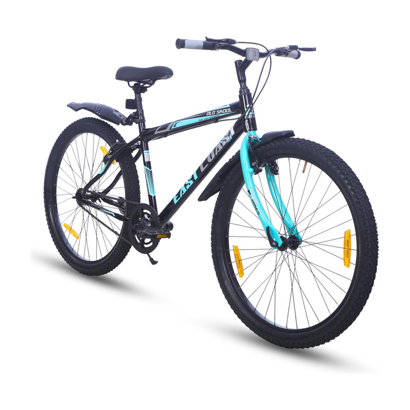 OLD SKOOL cycle 26 T (inch) Mountain/Hardtail Cycle (Single Speed, Black, Rigid)