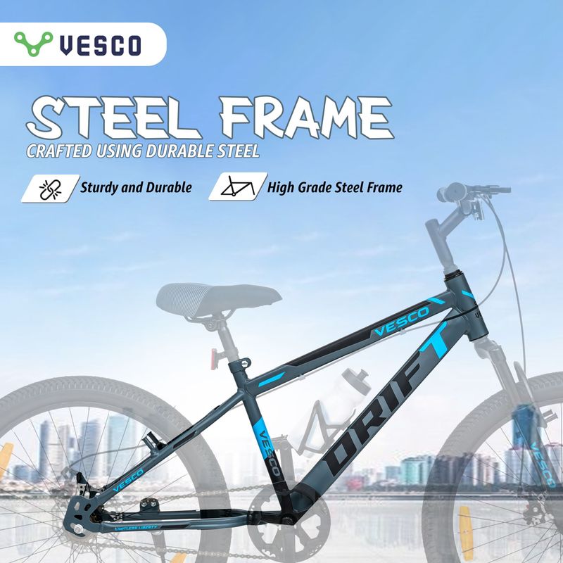 vesco Drift 24T 24 inch Mountain Cycle for Kids 9-15 - Image 6