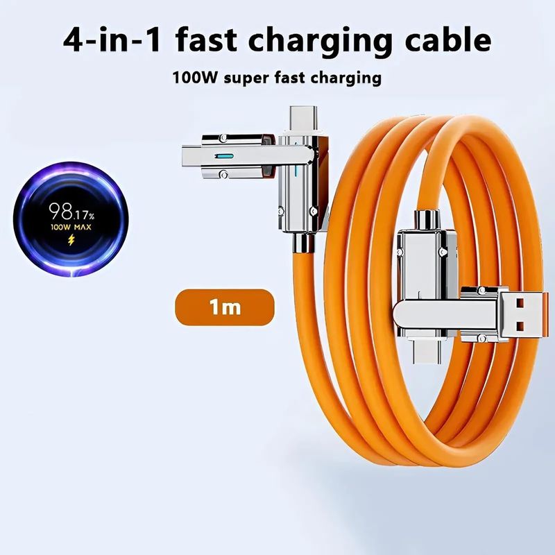 DXONE ACCESSORIES 4-in-1 Multi Charging Cable 1m - Image 5
