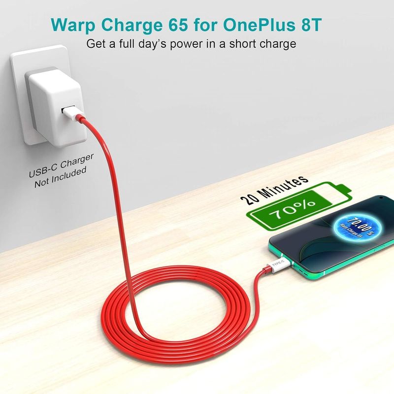 TROST Type C 6A 1.2m Warp Charge Cable - Image 3