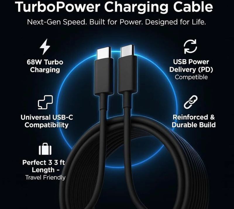Moto 68W Turbo Power USB-C Charger - Image 3