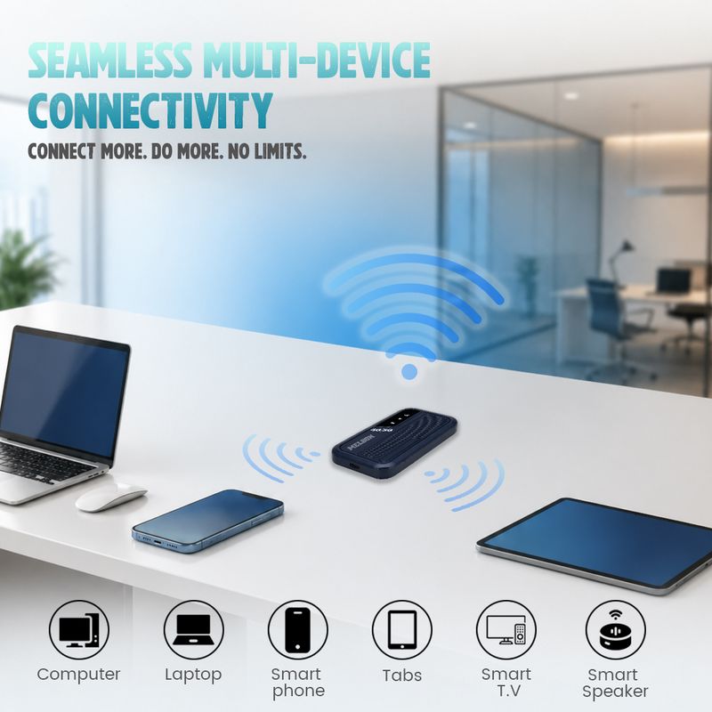 Melbon WT12 4G/5G LTE WiFi Hotspot 21 Mbps - Image 5