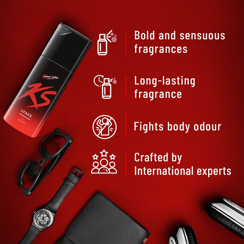 KS Spark Deodorant Spray 45ml - Image 5
