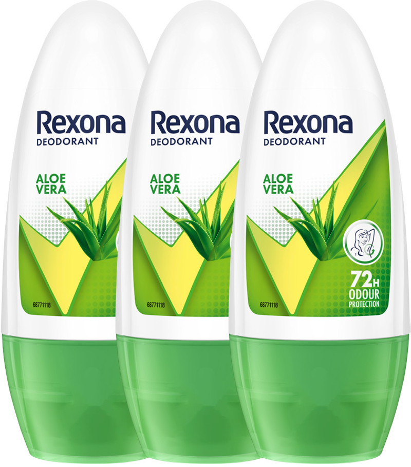 Rexona Aloe Vera Underarm Roll On Deodorant For Women (PO3) Deodorant Roll-on  -  For Women