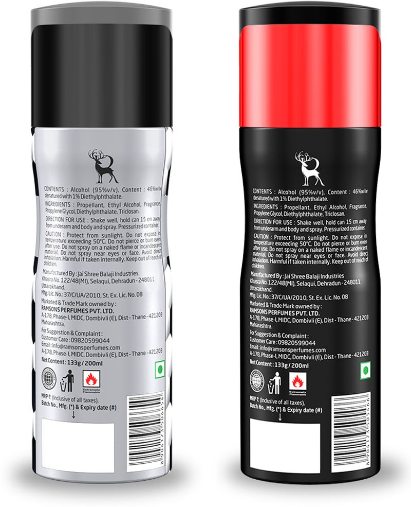 RAMSONS SexyHeart and STUD Deodorant Combo Spray (400ml, Pack of 2) - Image 4