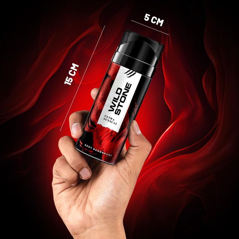 Wild Stone Ultra Sensual Body Deodorant Spray for Men 150ml - Image 6