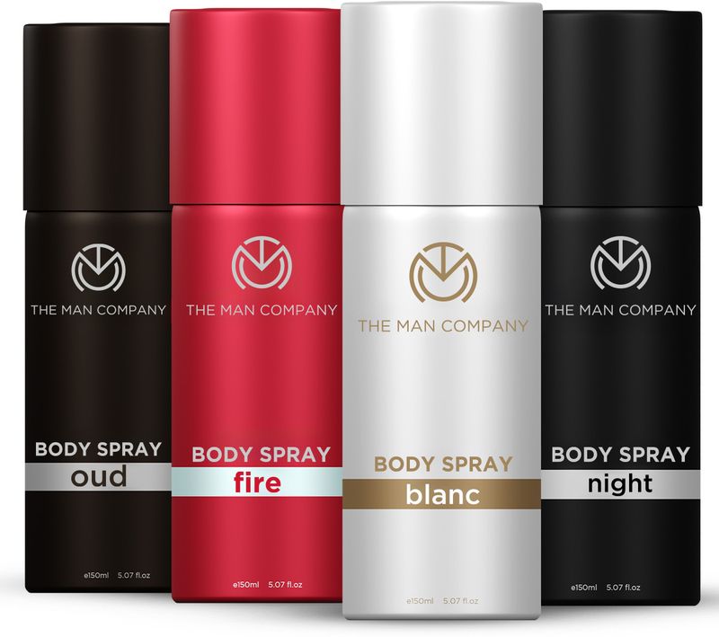 The Man Company Blanc, Fire, Night & Oud Deodorant Set - Image 2