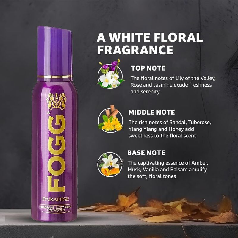 FOGG Marco & Paradise Deodorant 150ml - Image 4