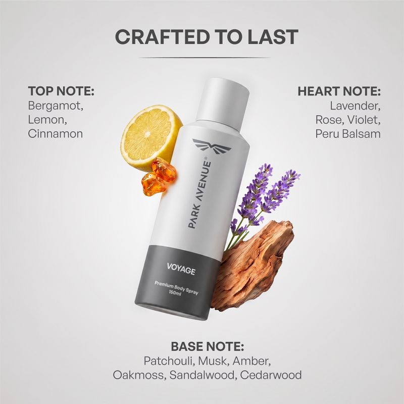 Park Avenue Voyage Premium Body Spray 190ml - Image 5