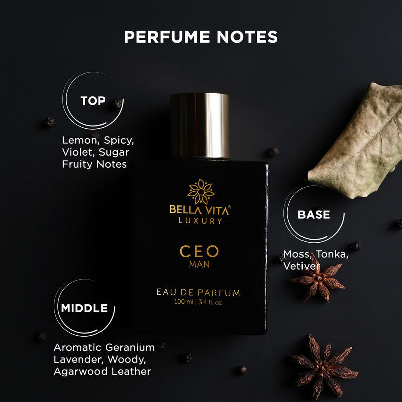 BELLAVITA CEO Men Deodorant & Perfume Combo Tonka & Agarwood - Image 6