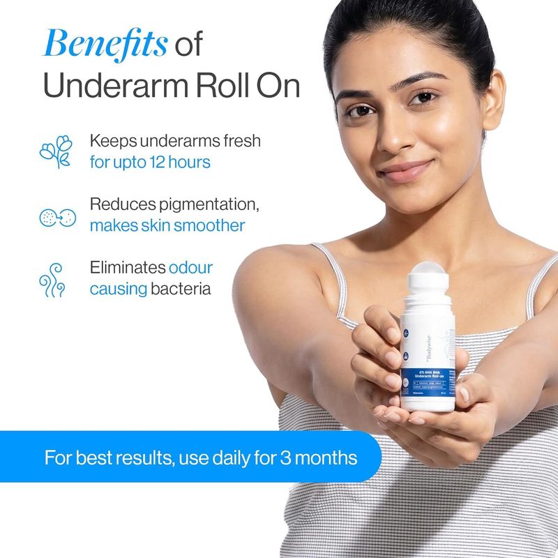 Be Bodywise 6% AHA BHA Underarm Roll-On 50 ml - Image 5