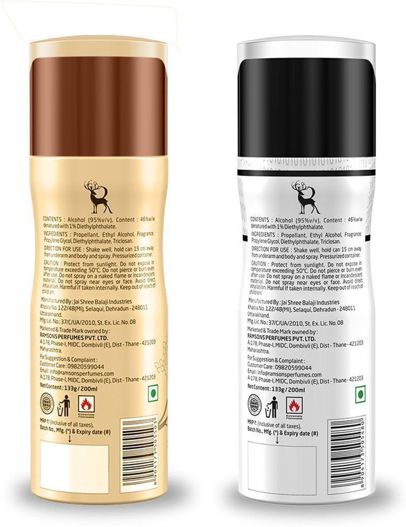 Price History of RAMSONS Exotica & Secret Code Deodorant Combo ...