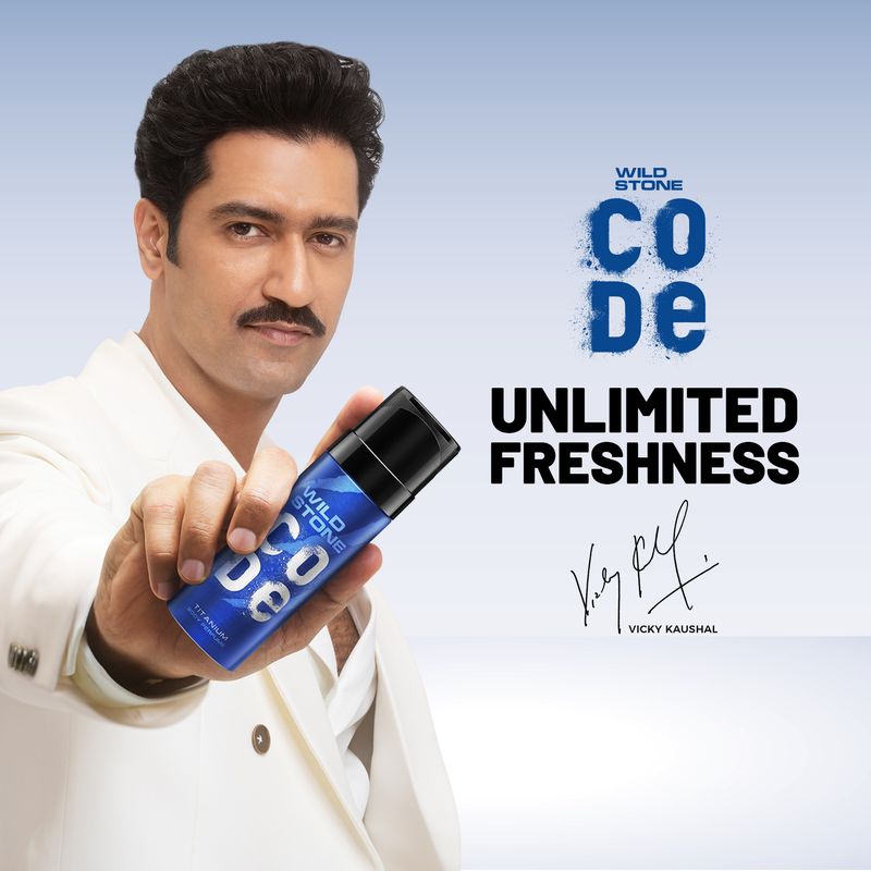 Wild Stone CODE Titanium & Chrome Body Spray 150 ml - Image 3