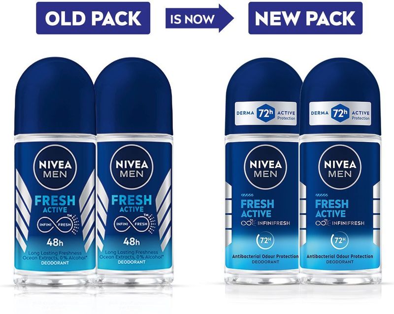 NIVEA Fresh Active Combo, 72h Antibacterial Protection - Image 6