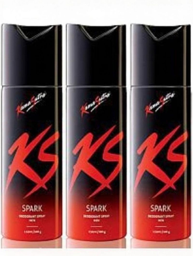 KS Spark 3 Deodorant Spray, 450 ml, Pack of 3 · 450 ml (1.35 L total) - Image 2
