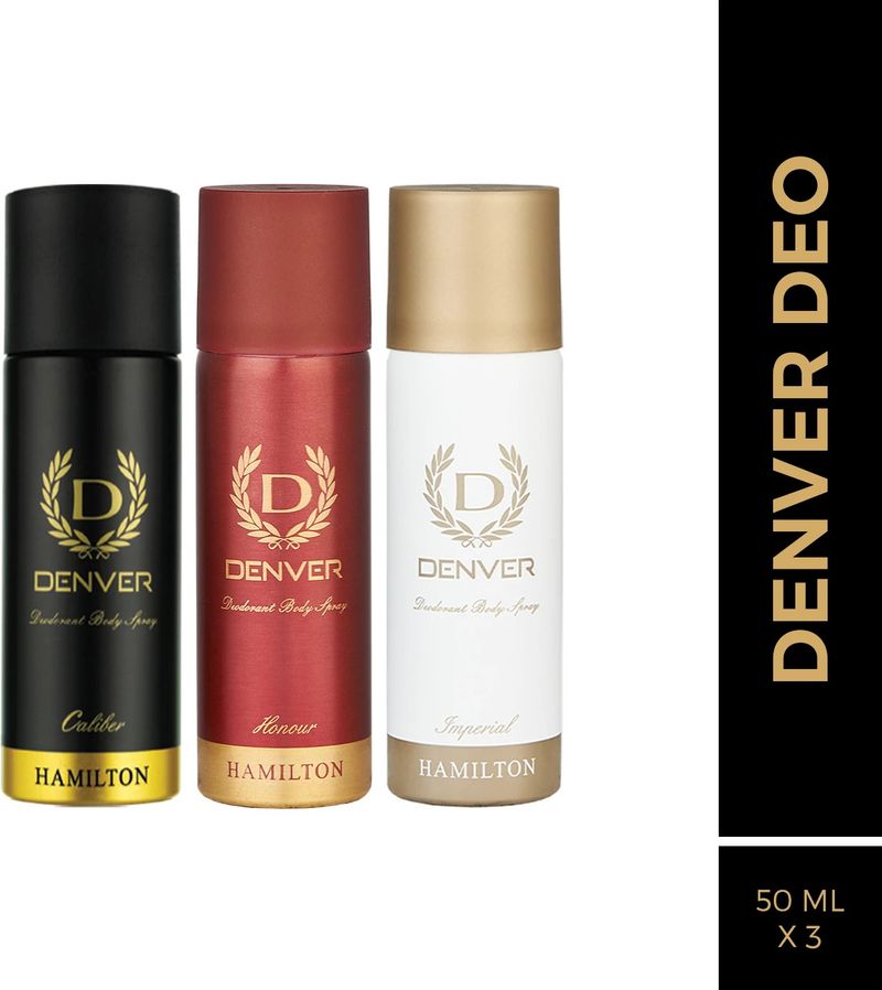 DENVER Imperial, Caliber, Honour Deo (50ml x 3) Body Spray - Image 2