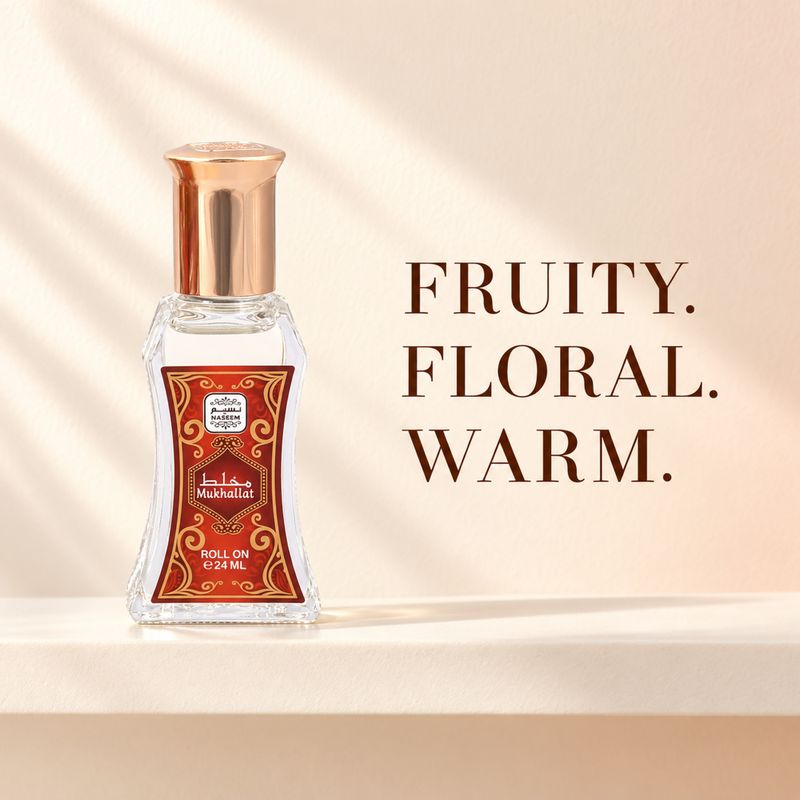 Naseem Mukhallat Roll On Perfume Oil 8ml - Image 3